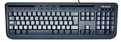 Microsoft Wired 600 Keyboard For Windows Computer  PORTUGUESE/SPANISH ANB-00005 • $21.95