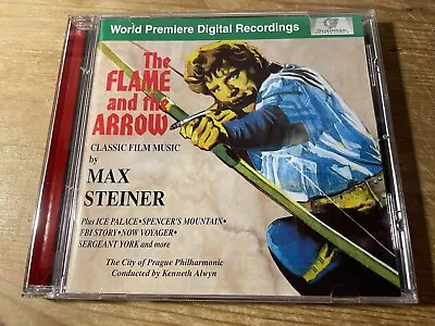 THE FLAME AND THE ARROW: CLASSIC FILM MUSIC BY MAX STEINER (1998) Scannan CD EX • £11.99