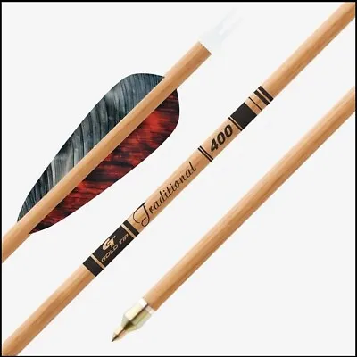 GT Traditional Arrows Made With Feathers Gold Tip • $220.95