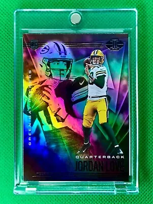 Jordan Love 2020 ILLUSIONS BLACK HOLO NON PRIZM /AUTO ROOKIE RC #10 PACKERS MINT • $48.99