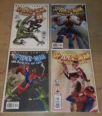 Spiderman Quality Of Life #1-4 Lizard Marvel Comics 2002 Set (4) • £9.98