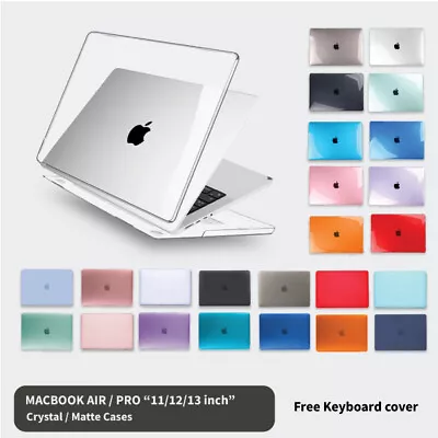 MacBook Hard Case + Keyboard Cover For Apple 11 12 13 Air Retina Pro 13 Inch • $17.95