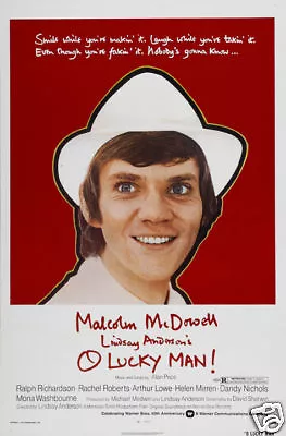 O Lucky Man Malcolm McDowell Cult Movie Poster Print • £6.17