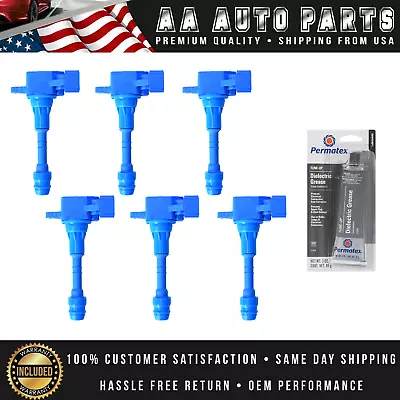 High Performance Ignition Coil & Tune Up Grease For Infiniti QX4 M35 FX35 UF349 • $88.99