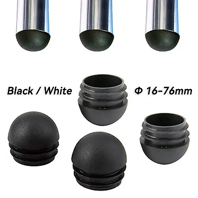 £56.75 • Buy Ø 16-76 Mm Domed Round Plastic Blanking Plugs Bungs End Caps Tube Pipe Inserts