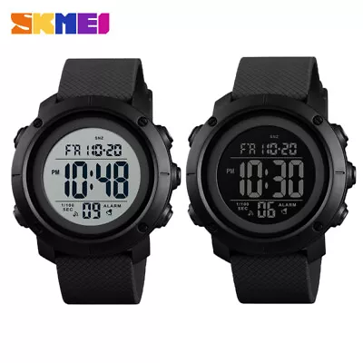 SKMEI Digital Sports Watch Mens Wristwatch 50M Water Resistant Casual Military • $19.99