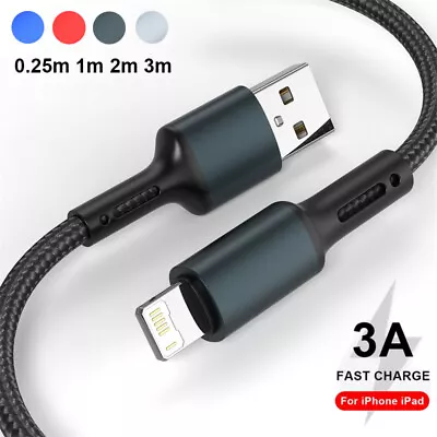 $7.69 • Buy Braided USB Fast Charging Charger Cable For IPhone 7 8 X XR XS 11 12 13 14 Pro