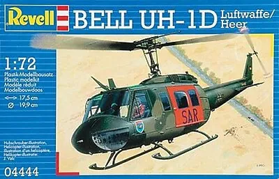 Revell-Germany Bell UH1D SAR Helicopter - Plastic Model Helicopter Kit - 1/72 • $12.51