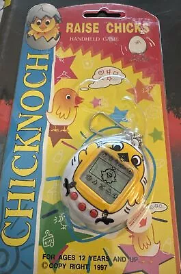 1997 CHICKNOCH Raise Chicks Virtual Pet Chicken Hen Handheld Game # 932 New • $42