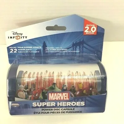  Disney Infinity Marvel Super Heroes Power Disc Capsule 2.0 Holds 22 Power Discs • $7.99