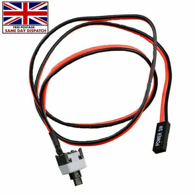 £3 • Buy Computer PC Reset Power Cable Reset Power Cable And Button Switch