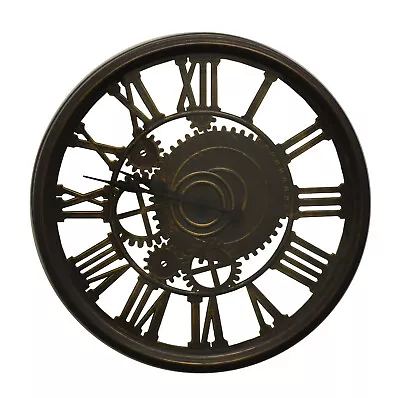 Steampunk Style Skeleton Wall Clock With Roman Numerals • $44.99