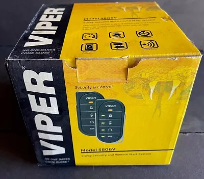 Viper 5806V 2-Way LED Car Alarm Security And Remote Start System • $49.99