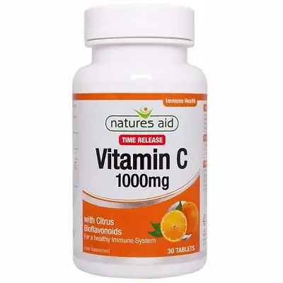 Vitamin C 1000mg Time Release X 30-240 Tablets; Natures Aid • £12.95