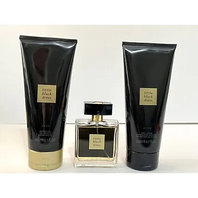 Avon LITTLE BLACK DRESS Perfume Body Lotion Shower Gel NEW • $47.19