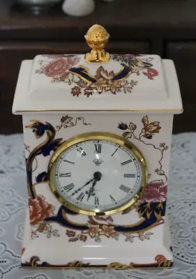 VINTAGE Mason's Iron Stone Mandalay Hand Painted Desk Clock England • $32