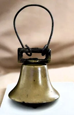 Vintage Solid Brass Bell With Clacker • $9.99