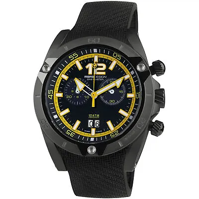 Mens Wristwatch MOMO DESIGN DIVE MASTER MD282BK-31 Chrono Silicone Black • $431.24