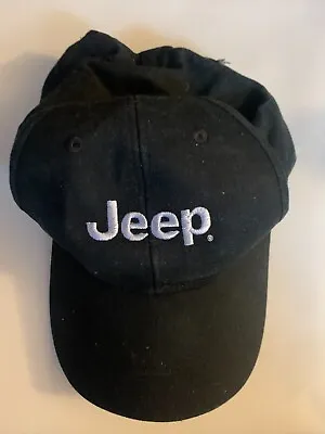 Jeep Hat Adjustable Black White Pre-Owned HT69+144 • $14.95