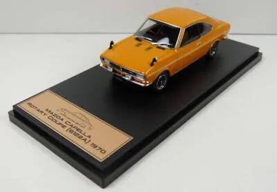 Mazda Capella Rotary Coupe 1970 Yellow (S122A) IN CASE 1:43 Scale Model Ixo • $80.92