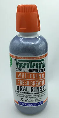 $22 • Buy Therabreath Whitening Fresh Breath Oral Rinse Mouth Wash  Mint 16 Oz 10/2024