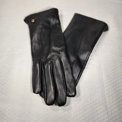 Michael Kors Leather Driving Gloves Touchscreen Compatible Women Size Medium New • $29.99