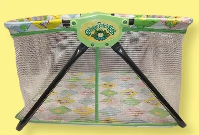 Vintage 1983 Coleco Cabbage Patch Doll Kids Play Pen Toy Folds Flat - Free Ship! • $94.95