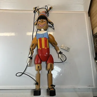 VINTAGE 18  Tall STRING PINOCCHIO MARIONETTE Tellon Collection 01626 • $45.46