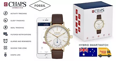 $98.95 • Buy CHAPS By Fossil Hybrid Smart Watch Ladies Activity Health Fitness Sleep Tracker 