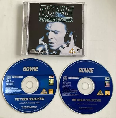 David Bowie The Video Collection Rare Import Video CD VCD 2 Disc Ashes Fashion • £18.99