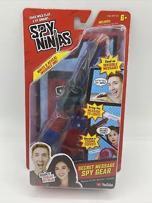 Spy Ninjas Chad Wild Clay & Vy Qwaint Secret Message Spy Gear Invisible Ink Pen • $22.18