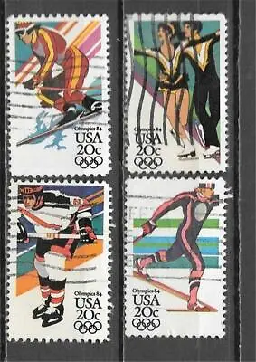 T&G STAMPS - 2067 - 2070 Winter Olypic Games Used Set Of 4 *ANY 4 = FREE SHIP* • $1