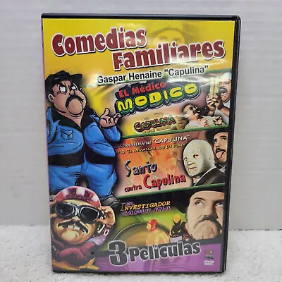 $13.59 • Buy Comedias Familiares (3 Peliculas) El Medico Modico, Santo Contra Capulina, E...