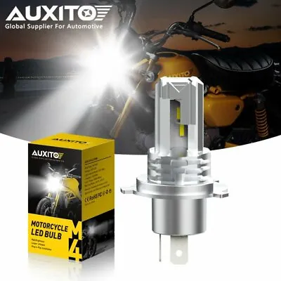 AUXITO H4 9003 1860 CSP LED Headlight Bulb Motorcycle HID Hi/Low Beam 6000K D • $17.99