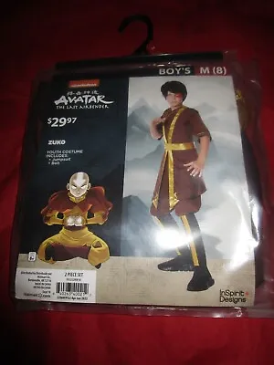 NEW Zuko Avatar The Last Airbender Halloween Costume Cosplay Boys Medium 8 • $17.99