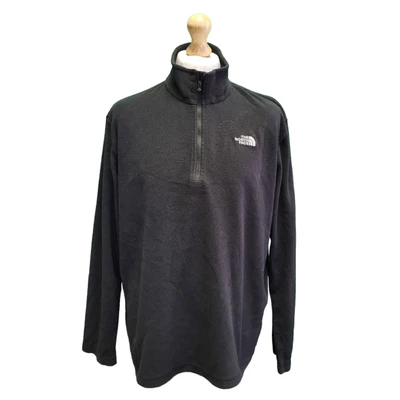 £29.99 • Buy Men's The North Face Black 1/4 Zip Fleece Base Layer Uk XL Eu 56 (A393)
