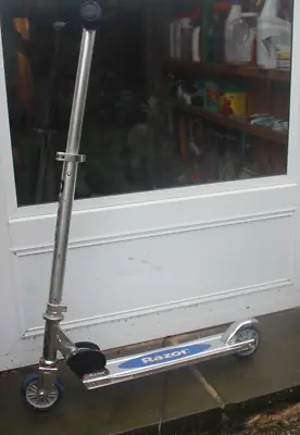 Vintage Original Razor Scooter 1st Generation Model A Kick Scooter Blue • $85