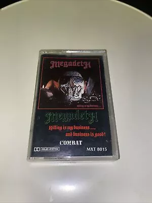 Megadeth Killing Is My Business And Business Is Good 1985 Combat Cassette Tape • $29.99