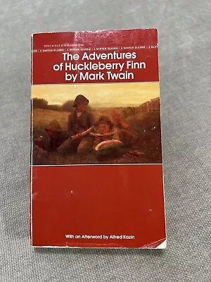 The Adventures Of Huckleberry Finn Mark Twain Vintage Paperback 1981 Bantam Book • $7.99