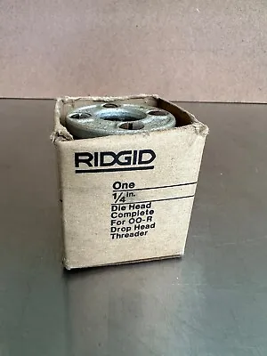 NOS Ridgid  12-R  Hand Threader 1-1/4  NPT Die Drop Head Complete           #14 • $89