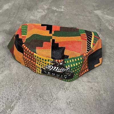 Vintage Miller Genuine Draft Beer 90s SnapBack Hat Kente Cloth • $14.99