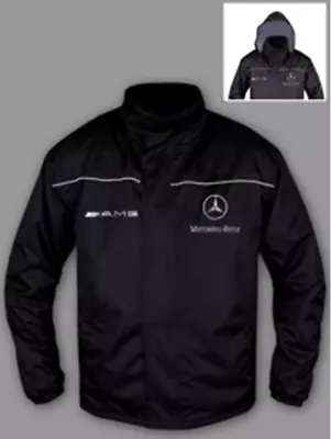 New Mens Mercedes AMG Windbreaker Jacket With High Quality Embroidered Logos • $65.77