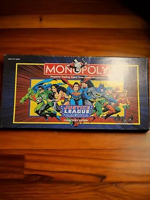 Monopoly Justice League Of America Collectors Edition Game With Comic 1999 • $30