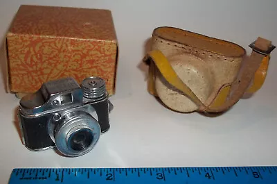 HIT Miniature Spy Camera With Leather Case & Original Box.....................b • $34