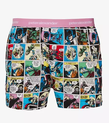 New Peter Alexander Mens Dc Comics Batman Boxer Shorts Xl Rrp$55.95 • $30