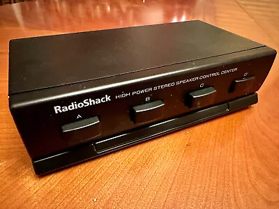 Radio Shack 40-244 High Power Stereo 4 Way Speaker Selector Box • $19