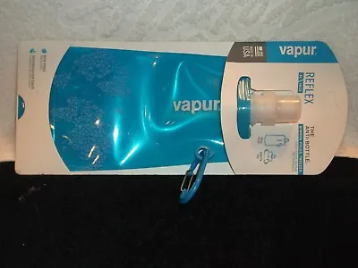SET OF 2 Vapur Reflex Foldable Anti Bottle 18 Oz Cyan Blue • $11.99