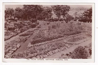 £3 • Buy THE ITALIAN GARDENS   PONTYPRIDD MEMORIAL PARK C1950