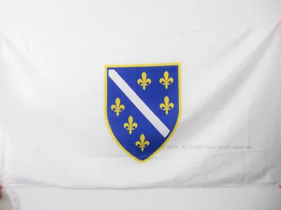 BOSNIA AND HERZEGOVINA 1992-1998 FLAG 2' X 3' For A Pole - OLD BOSNIAN FLAGS 60 • $13.95