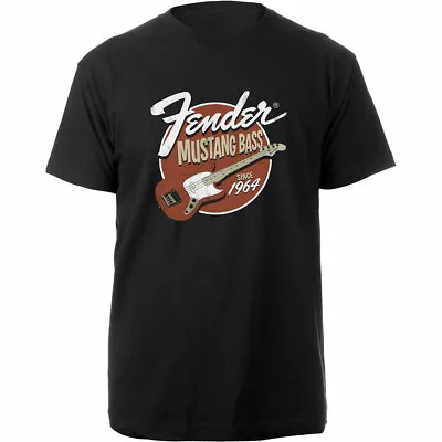 Fender Mustang Bass 2 Official Tee T-Shirt Mens • $41.79